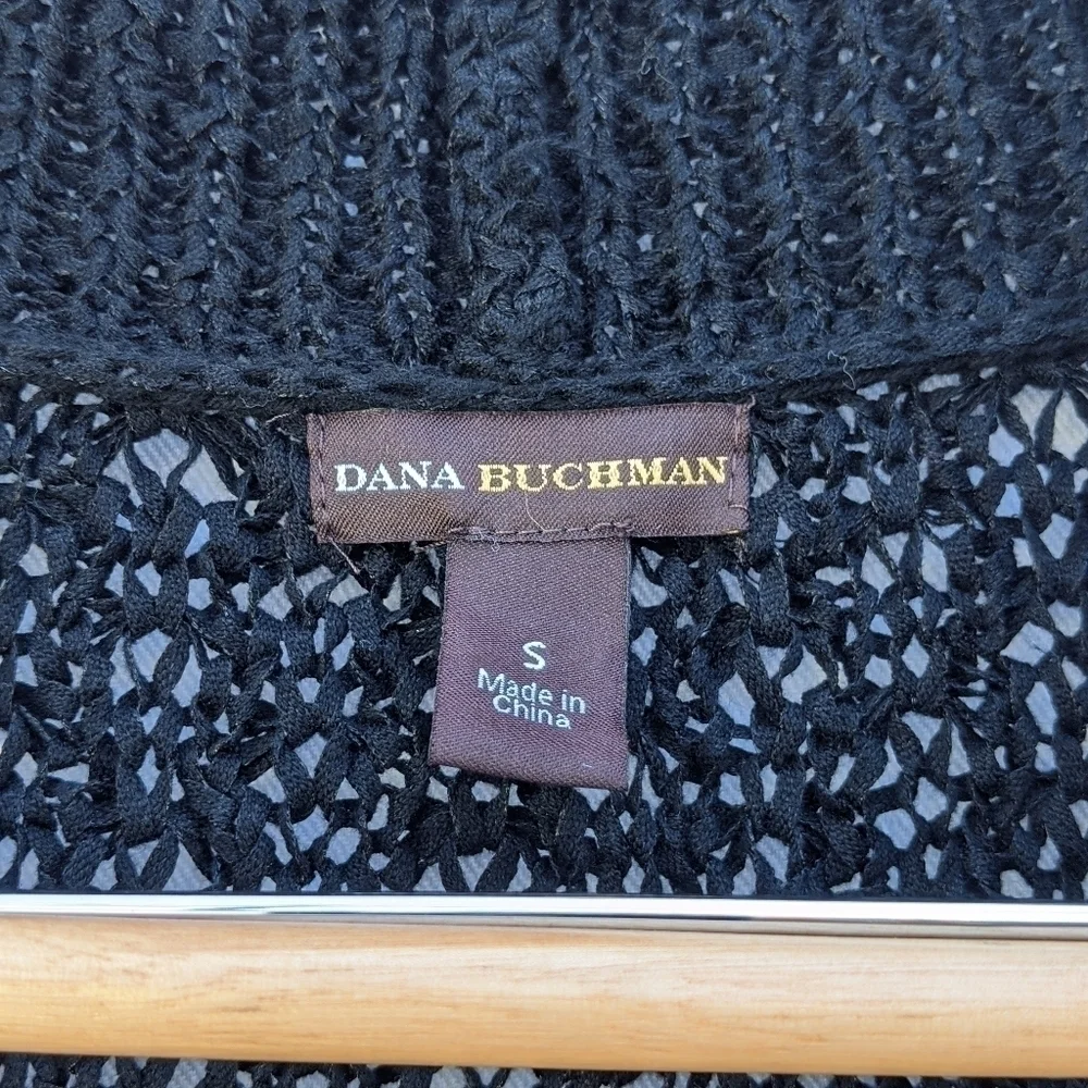 Dana Buchman Loose Knit Open-front Sweater Cardigan, Business Casual, Size Small